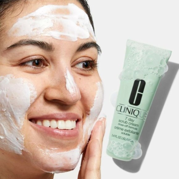 CLINIQUE 7 Day Scrub Cream Rinse-Off Formula 3.4 oz Full Size - Picture 2 of 3